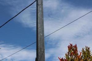 Kabel neben der Straße foto