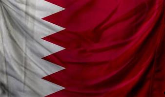 Bahrain-Flagge weht. hintergrund für patriotisches und nationales design foto