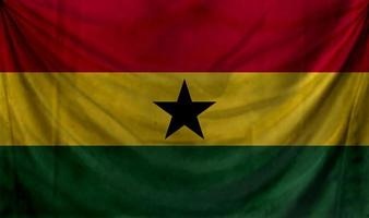 ghana flag wave design foto