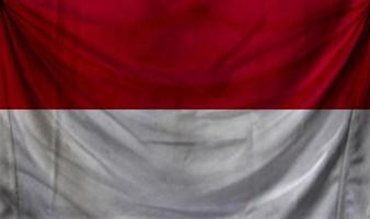 Wellendesign der indonesischen Flagge foto