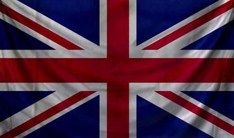 Flaggenwellendesign des Vereinigten Königreichs foto