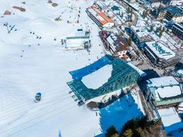 skiort st. Anton am Arlberg in Österreich foto