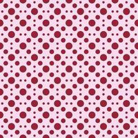 nahtloser roter Tupfenmusterhintergrund. Texturmuster geometrischer Designhintergrund für Kleidung, Papier, Textilien, Fliesen