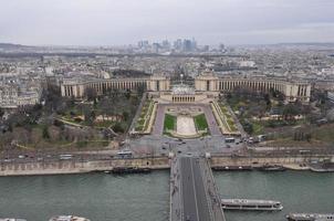 Luftaufnahme von Paris foto