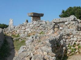 torre den galmes auf menorca foto