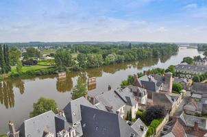 stadt von amboise frankreich foto