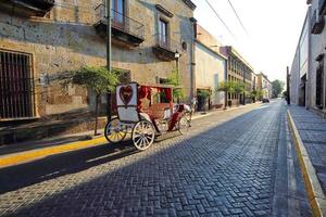 guadalajara straßen im historischen zentrum foto