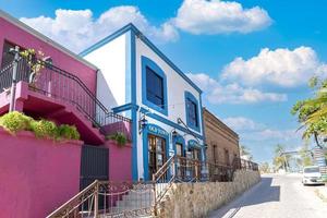 Malerische Kolonialstraßen und Architektur von San Jose del Cabo im historischen Stadtzentrum, Zentrum für Kultur und zahlreiche Kunstgalerien foto