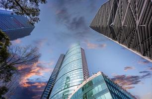 Finanzzentrum und Geschäftsviertel von Mexiko-Stadt in der Nähe des Paseo de Reforma foto