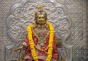 Siddhidatri Navratri Mata-Statue im Mandir foto