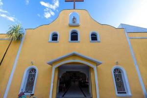 tulum, mexiko, süße straßen im historischen zentrum foto