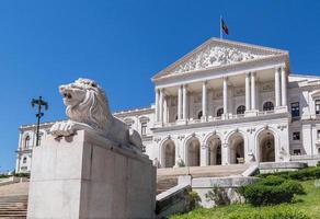 parlamentsgebäude, versammlung der republik, lissabon foto