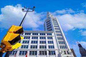 Buffalo City Downtown, Finanz- und historisches Zentrum, ein beliebtes Reise- und Touristenziel, das von einheimischen und internationalen Touristen frequentiert wird foto