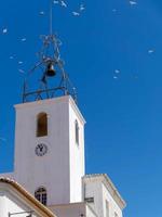 Albufeira, Portugal, 2018. Glockenturm von Torre de Relogio foto