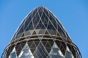 London, Großbritannien, 2015. Blick auf das Gherkin-Gebäude foto