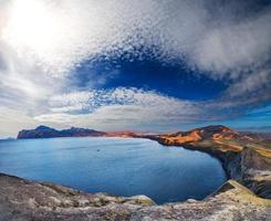 Landschaft am Meer. foto