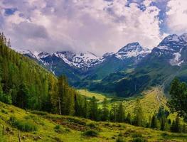 herrliche Aussicht auf die Alpen foto