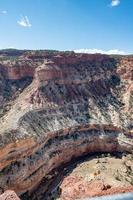 Capitol Reef National Park an einem sonnigen Tag im Bundesstaat Utah. foto