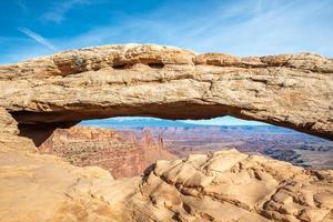 Mesa Arch im Canyonland Nationalpark foto