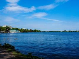 hdr außenalster außenalster in hamburg foto