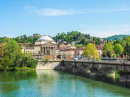 hdr gran madre kirche in turin foto