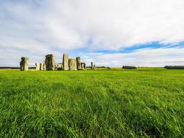 HDR-Stonehenge-Denkmal in Amesbury foto