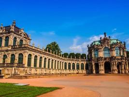 hdr zwinger schloss in dresden foto