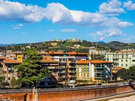 HDR-Luftaufnahme von Verona foto