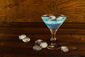 Cocktail blaue Margarita foto