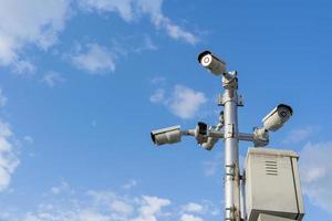 CCTV-Sicherheit an öffentlichen Orten foto