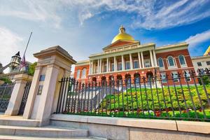 State House von Massachusetts in Boston foto