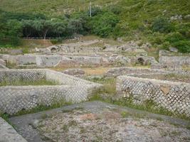 ruinen der villa tiberio in sperlonga foto