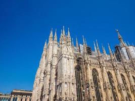 hdr duomo bedeutet kathedrale in mailand foto