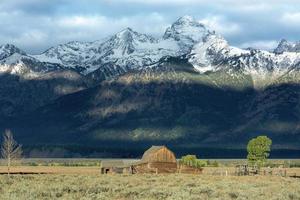 jackson, wyoming, usa, 2013. ansicht der mormonenreihe foto