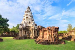 prasat pha nom wan, alter stein in thailand foto