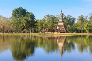 wat traphang ngoen, historischer park shukhothai, thailand foto