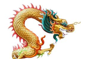 Drachenstatue im chinesischen Stil foto