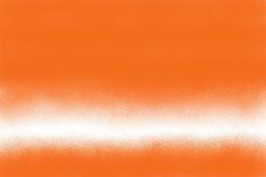 gestempelte orange Farbe des Sprays auf weißem Hintergrund durch Programmcomputer, grobe Beschaffenheitsgrafik der abstrakten Kunst. zeitgenössische kunst, monotone künstlerische papierleinwand, platz für rahmenkopie postkarte schreiben foto