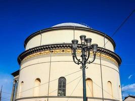 hdr gran madre kirche in turin foto