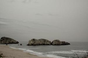 Strand im Winter foto