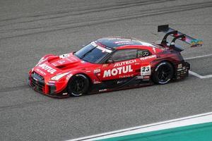 buriram thailand 7. oktober team racing fährt während des autobacs super gt round7 burirum united super gt rennen auf der chang international circuit, super gt rennen 2017, in buriram, thailand. foto