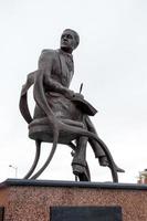 Cardiff, Wales, Großbritannien, 2014. Nahaufnahme der Statue zu Ehren von Ivor Novello foto