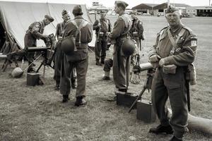 Shoreham-by-Sea, West Sussex, Großbritannien, 2014. Vaters Armee foto