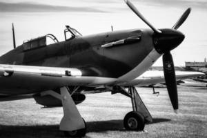 Shoreham-by-Sea, West Sussex, Großbritannien, 2014. Hawker Hurricane i r4118 foto