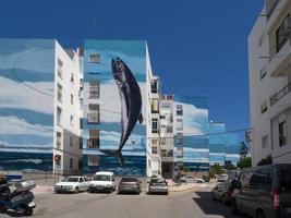 estepona, andalusien, spanien, 2014. angeltag wandbild von jose fernandez rios foto