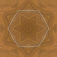 brauner abstrakter quadratischer Hintergrund. Kaleidoskop-Muster aus Holzboden. freier hintergrund. foto