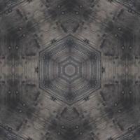 grauer abstrakter quadratischer Hintergrund. Kaleidoskopmuster aus grauem Holz. freier hintergrund. foto