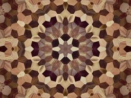 abstrakter hintergrund der holzbeschaffenheit. Kaleidoskop-Muster. foto