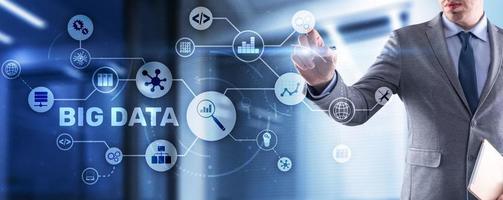 Big-Data- und Business-Intelligence-Analytics-Konzept foto