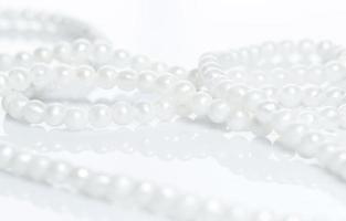 wunderschöne Perlenkette foto